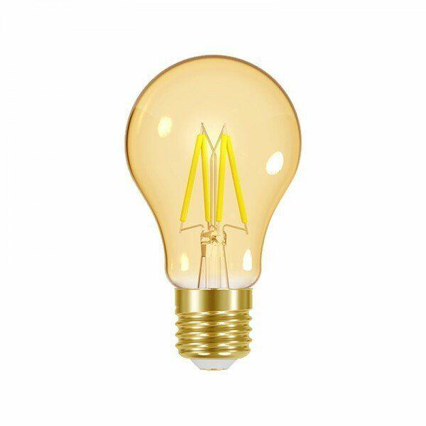 Lâmpada LED Dimerizável Taschibra A60 Vintage 4W E27 Luz Âmbar