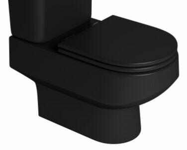 Vaso Sanitário para Caixa Acoplada Carrara Preto Ébano Fosco Deca