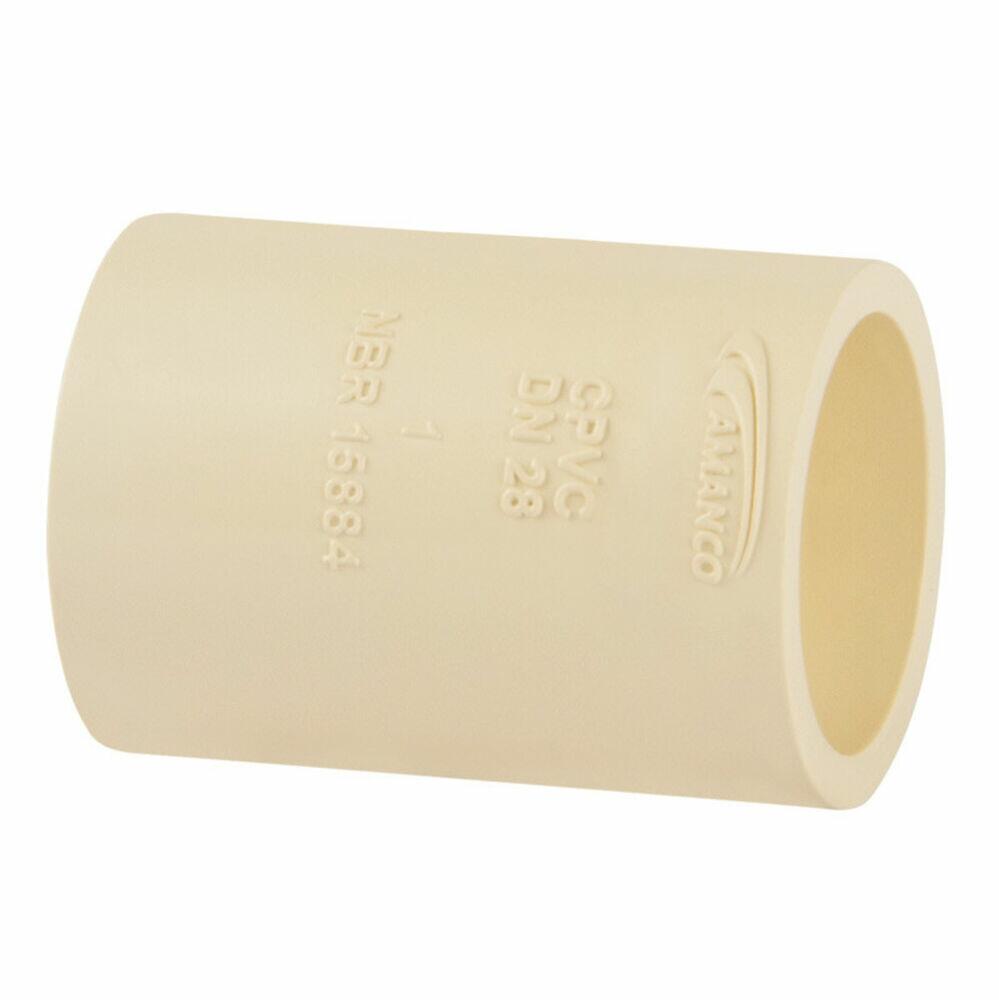 Luva 22mm Cpvc Super Branco Amanco