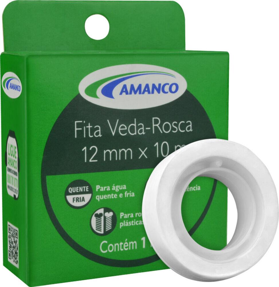 Veda Rosca 18mmx10m Branco Amanco