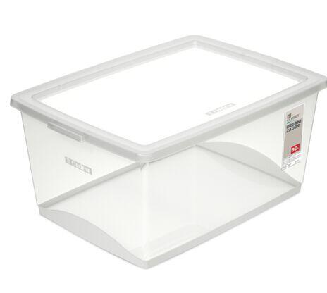 Organizador com Tampa My Closet Natural 15L 41,2x29,5x18,6cm