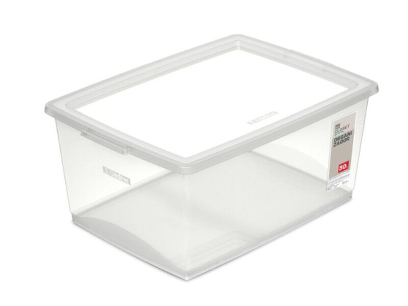 Organizador com Tampa My Closet Natural 30L Ordene