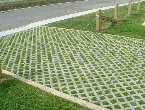 Lajota Concregrama Cinza 40x40 Machado Pré-Moldados