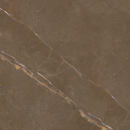 Porcelanato Polido Opera 87,7x87,7 Retificado Brown Portinari
