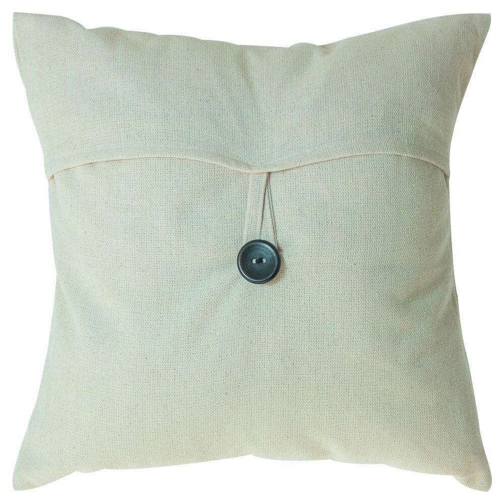 Almofada Safari Natural 40x40cm Artesanal Teares
