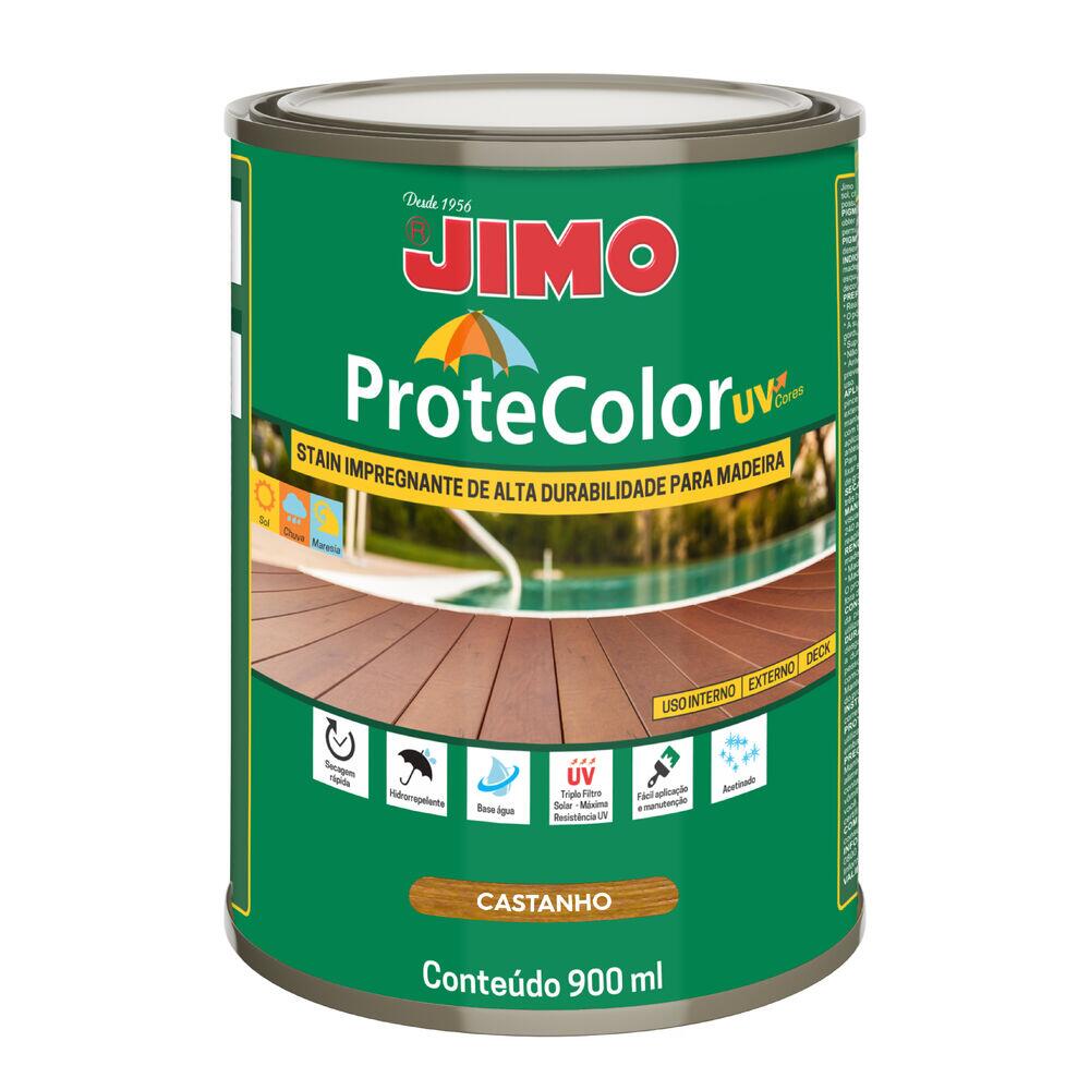JIMO Protecolor UV Acabamento de Alta Durabilidade Progete e Embeleza Resistente ao Sol Chuva e Maresia Castanho Lata 900ml