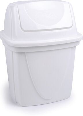 Lixeira para Pia Basculante Plasútil 6,5L Branca