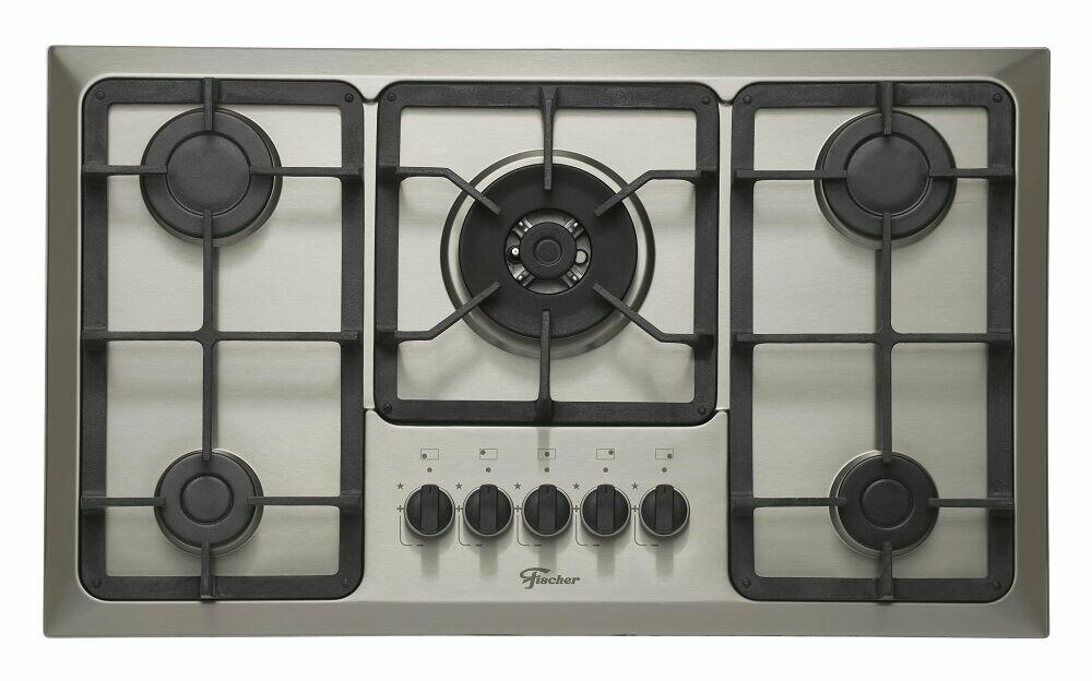 Cooktop a Gás 5Q Infinity 5 Bocas Inox Fischer