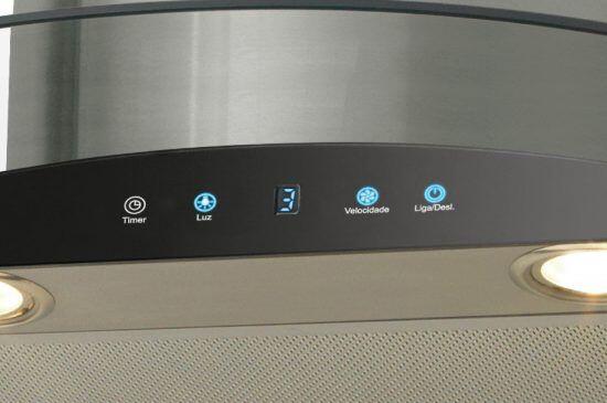 Coifa de Parede Talent Touch Digital 60cm Inox Fischer