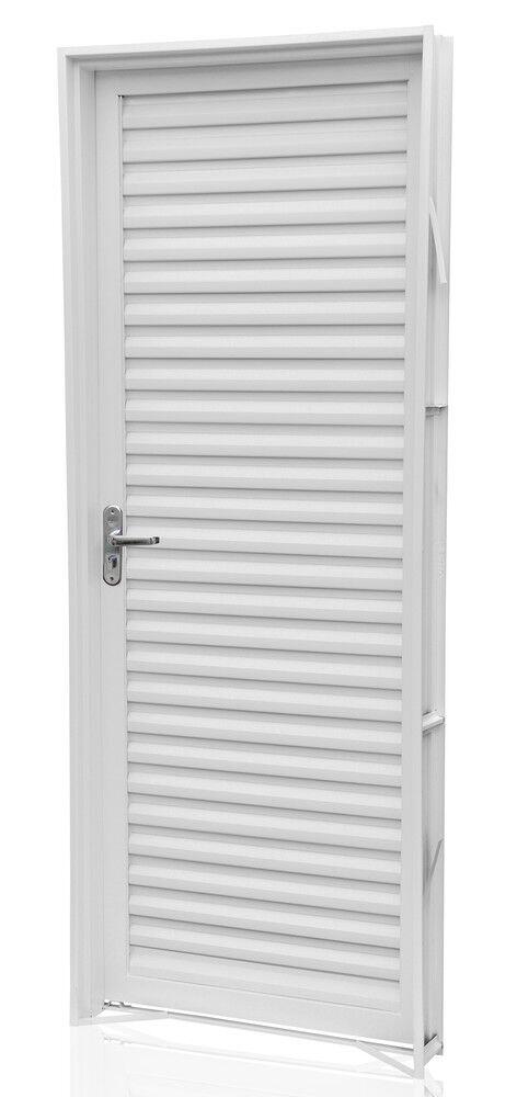 Porta de Abrir Aço Ideal Esquerda 215x84cm CRV