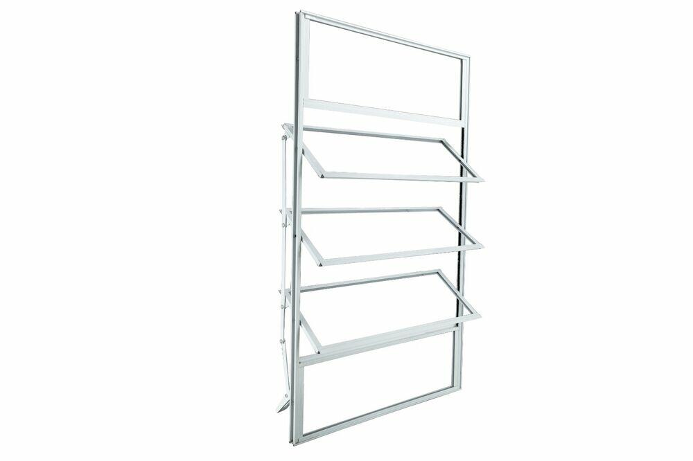 Janela Basculante Alumínio CRV Classic 100x60cm Branca 600536