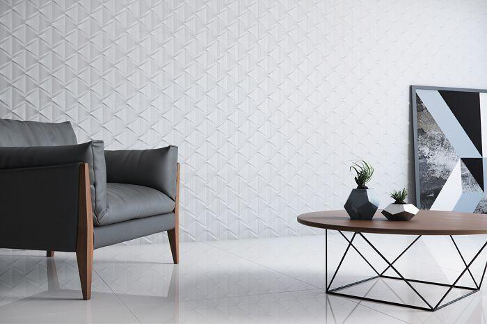 Porcelanato Polido Materia Gesso 80x80 Retificado Eliane