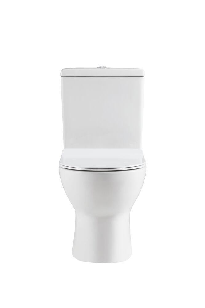 Kit Vaso Sanitário com Caixa Acoplada Acionamento Duplo 3/6L Mônaco Branco Addra