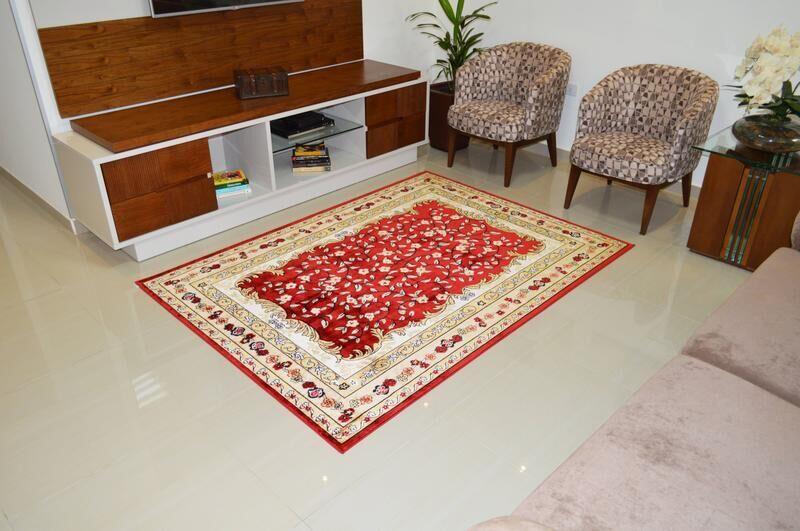 Tapete Rayza 0,48x0,9m Marbella Tabriz Bege