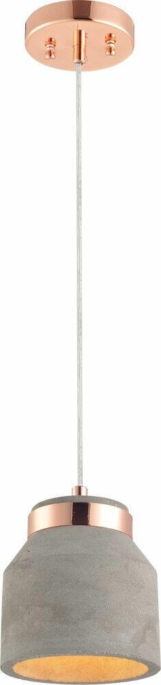 Pendente Avant 1 Lâmpada Stove 18cm E27 Cimento