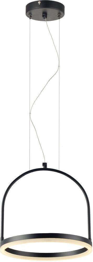 Pendente 1 Lâmpada Cage 35cm Preto Luz Amarela Avant