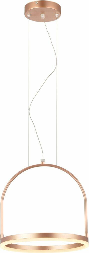 Pendente 1 Lâmpada Cage 35cm Cobre Luz Amarela Avant