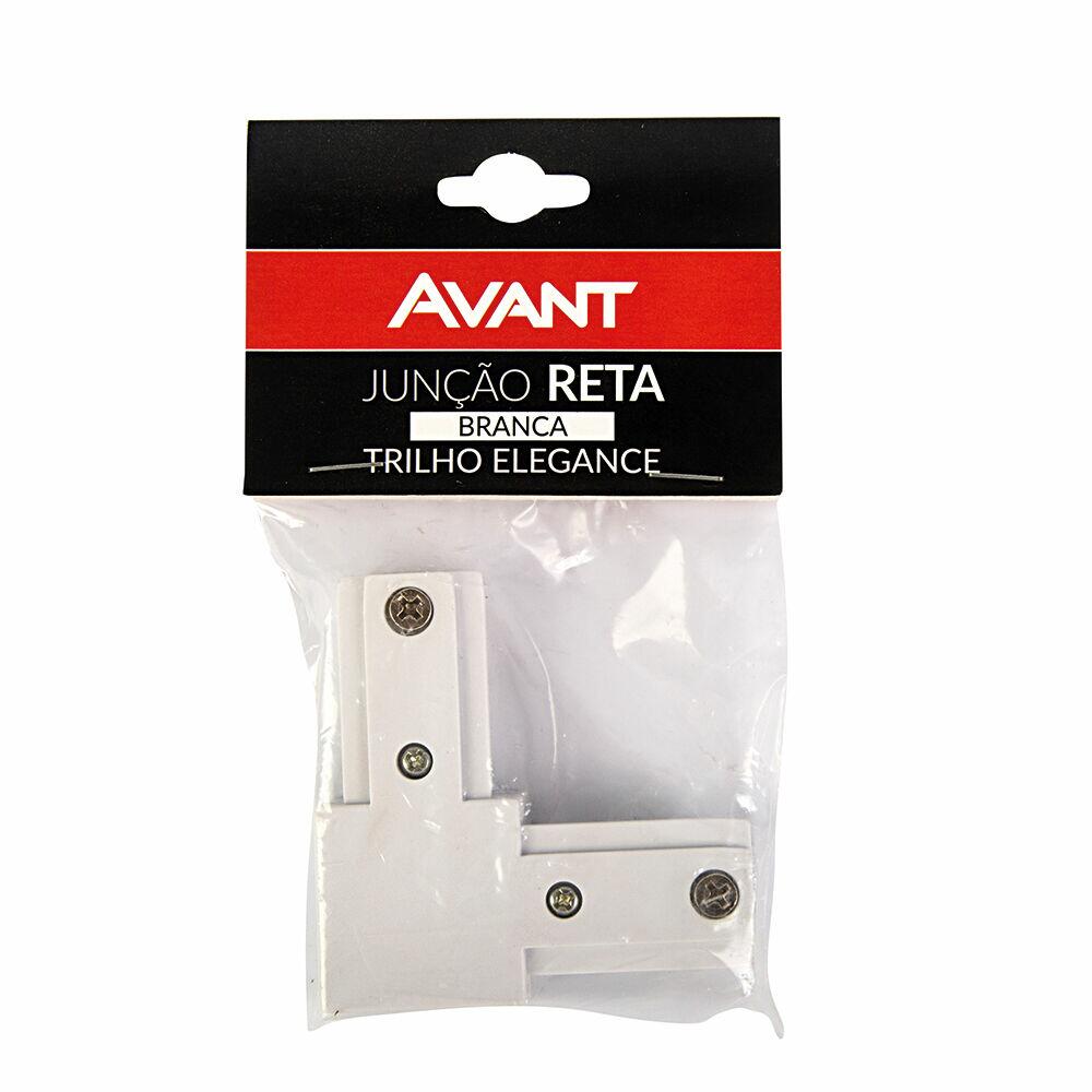 Junção L para Trilho Elegance Branco Avant