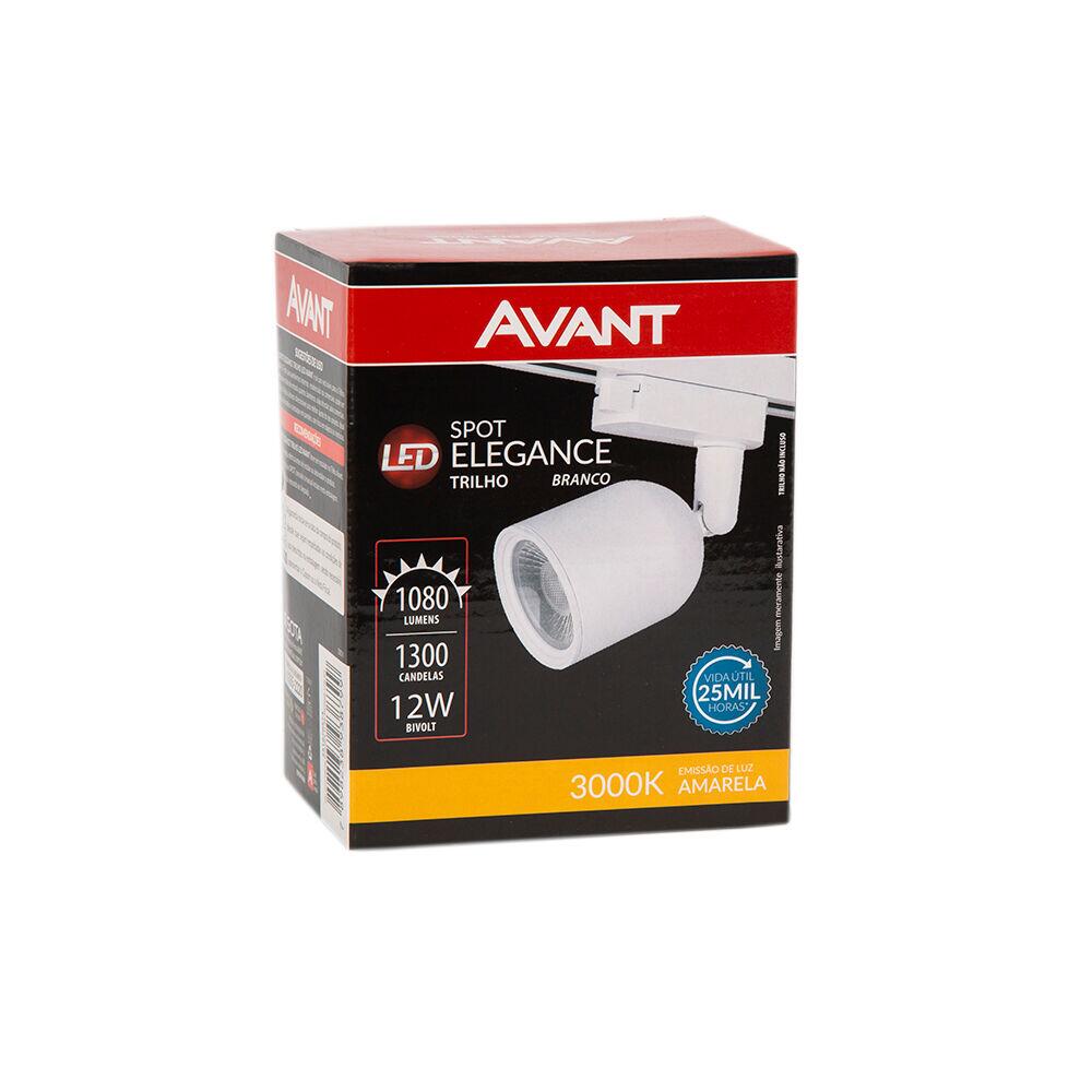 Spot LED 12W Elegance Luz Amarela Avant