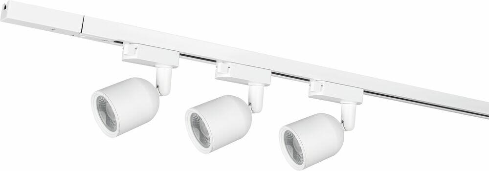 Trilho Elegance 3xGU10 3000K Branco Luz Amarela Avant