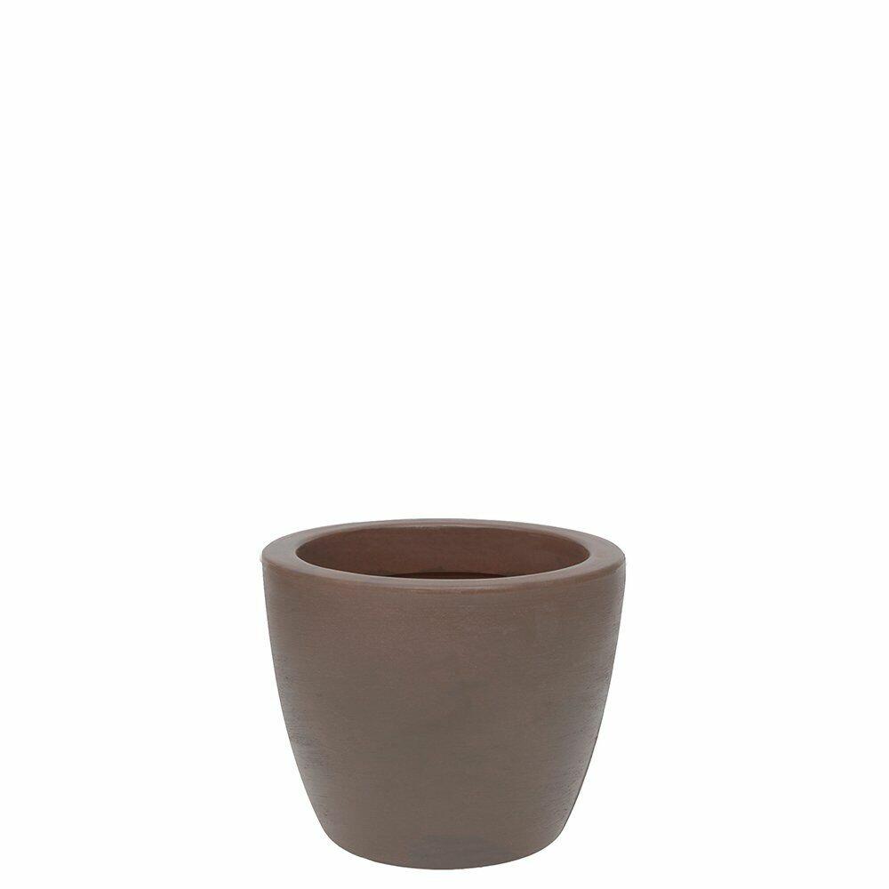 Vaso Malta Redondo Interno e Externo 20x24cm Rusty Vasart