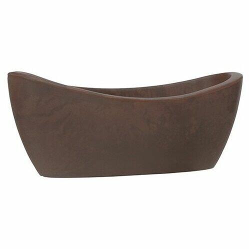 Vaso Copacabana Floreira 17x43cm Rusty Vasart