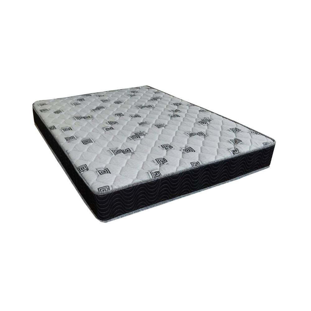 Colchão Ortobom Sênior Spring 138x188x21cm com Molas Preto/Branco