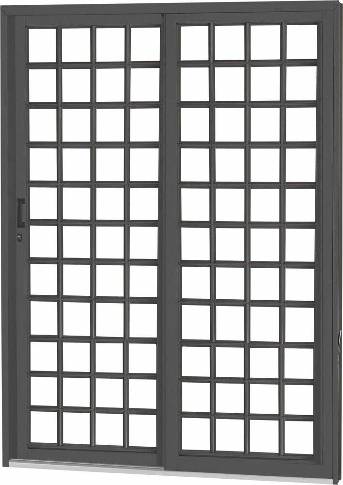 Porta de Correr Aço CRV 2,15x1,6m Roma Esquerda R12