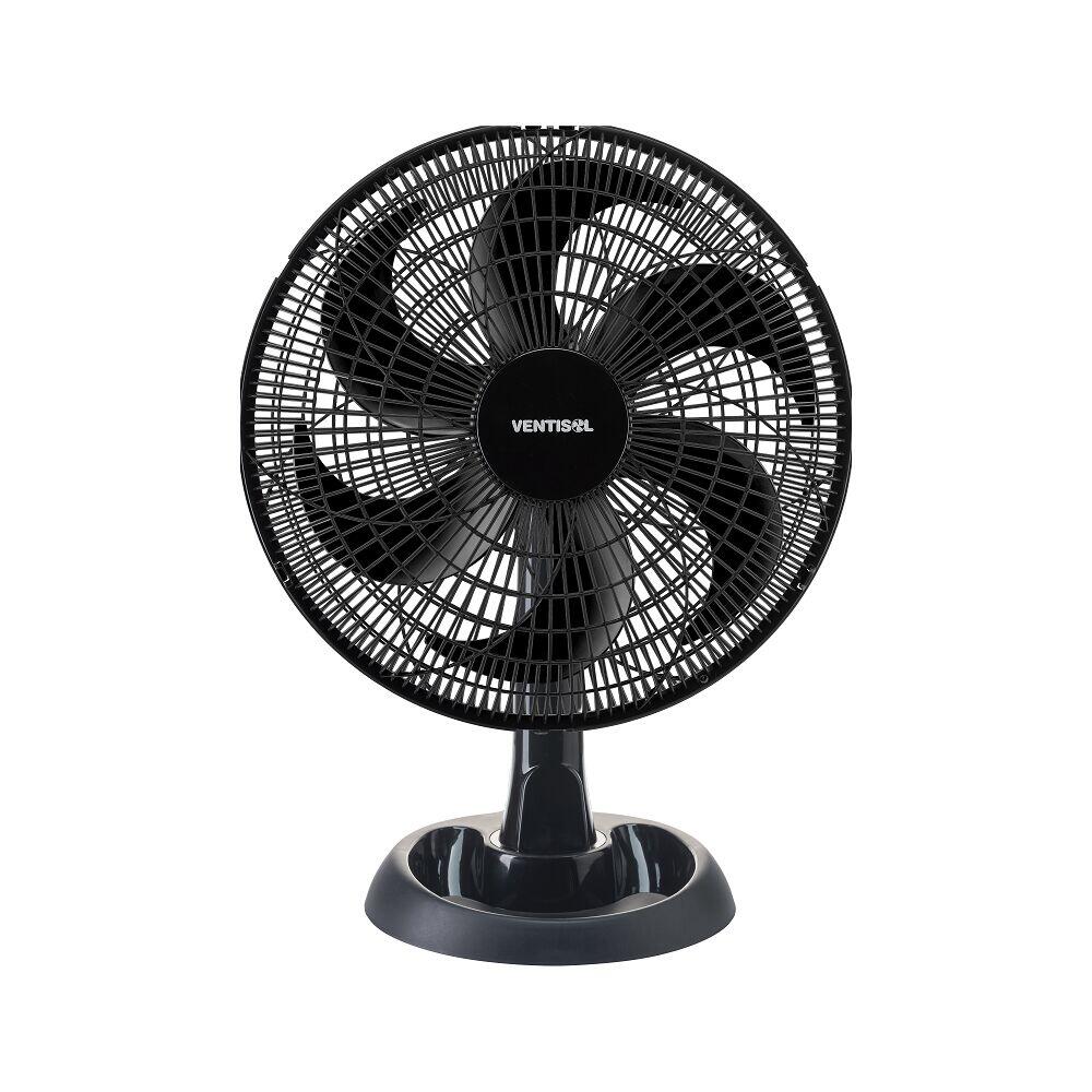 Ventilador de Mesa Turbo Eco 30cm Preto Ventisol