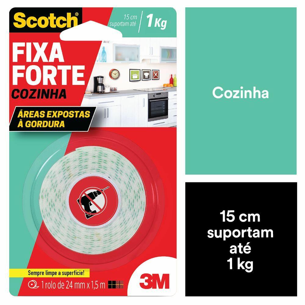 Fita Adesiva 3M Dupla Face 2,4cmx1,5m