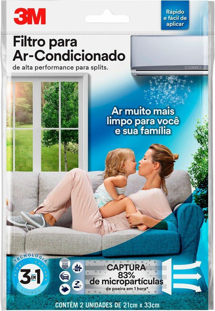 Filtro para Ar Condicionado Alta Performance 2 Peças 3M