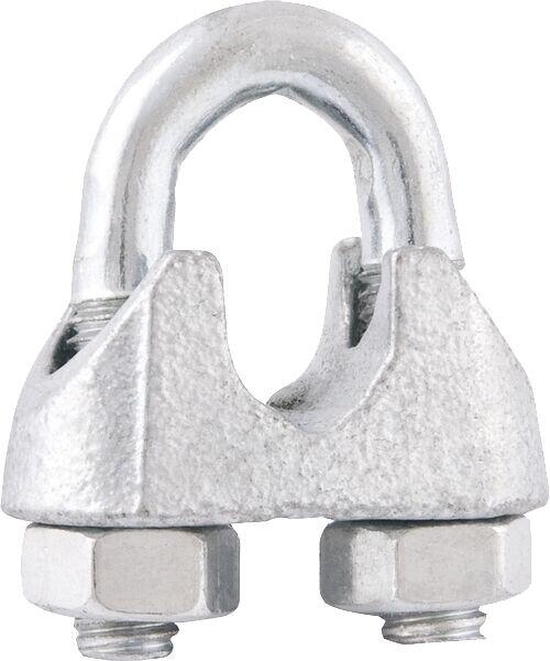 Clips para Cabo de Aço Galvanizado 1/4