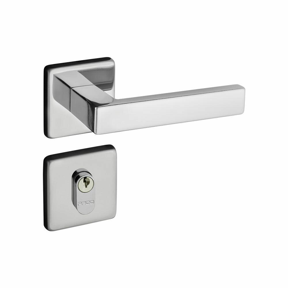 Fechadura Roseta Externa 40mm Cromado 471E Pado