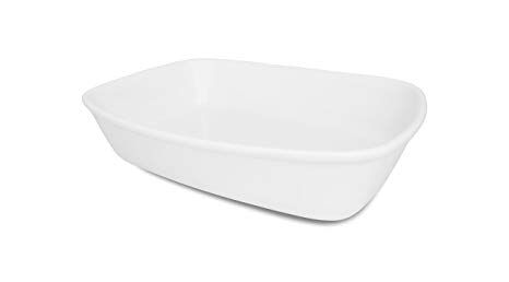 Travessa Refratária Bake 26x18cm Branca Oxford
