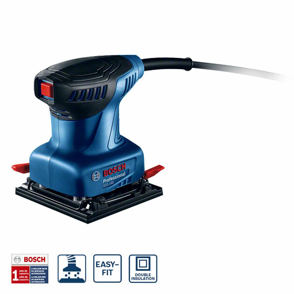 Lixadeira Excêntrica GSS 140 com 3 lixas 220W Bosch
