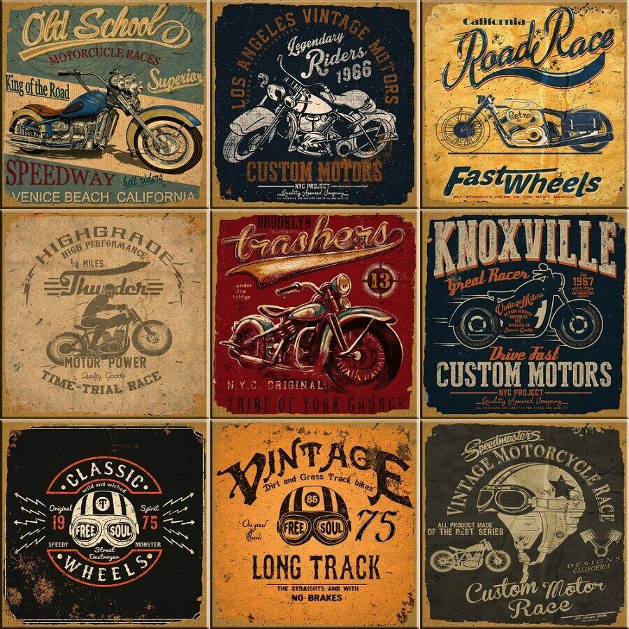 Faixa Decorativa Motorcycle 15x15 Sofistiq