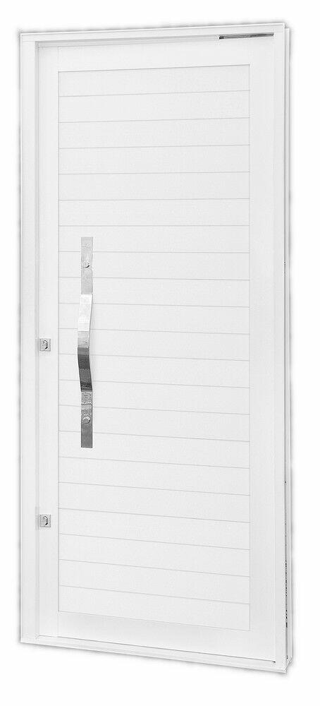 Porta Pivotante Nobre Esquerda CRV 2,35x1,15m Branca