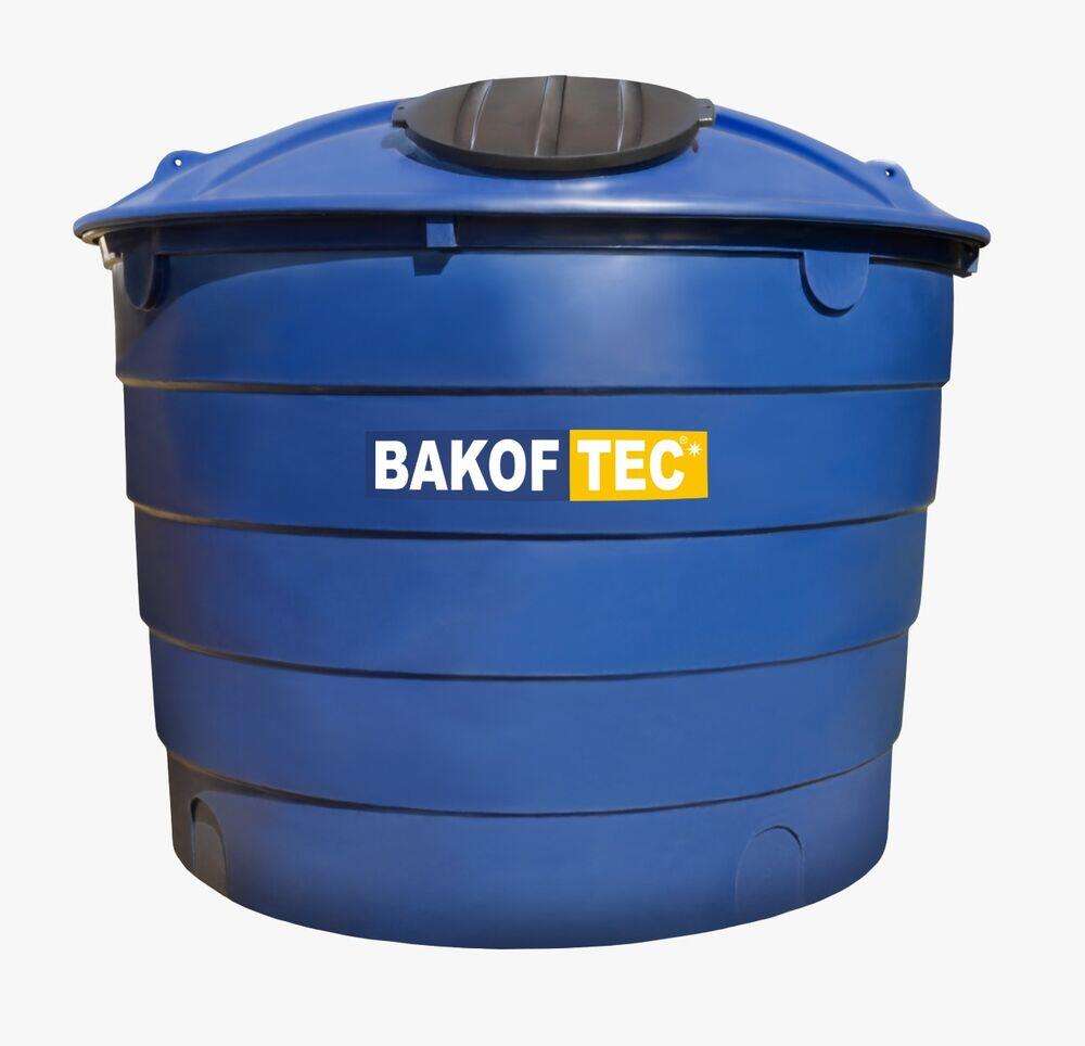 Caixa De Água Polietileno com Tampa 5000L Azul Bakof Tec