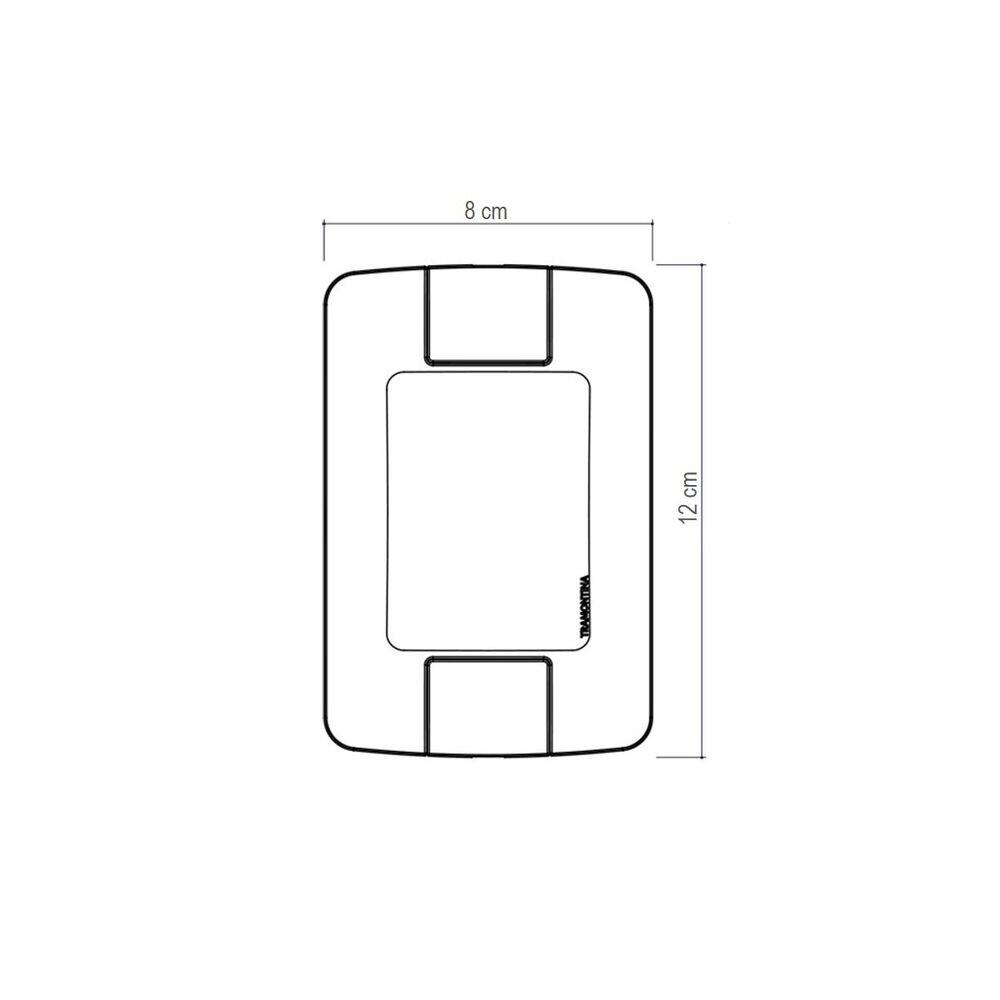 Conjunto Tomada Aria 2 Módulos 2P + T 10A Branco Tramontina