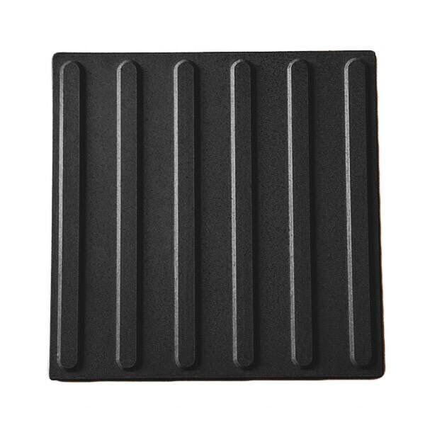 Lajota para Guia Podotatil Preta 5 Peças 45x45 Machado Pré-Moldados