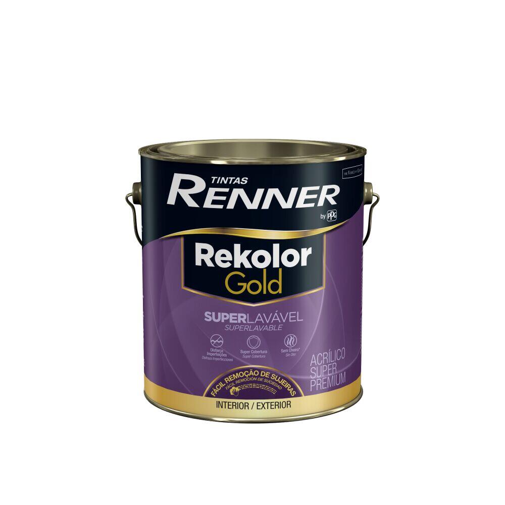 Tinta Rekolor Gold Superlavável Super Premium 3,6L Branco Eggshell Renner