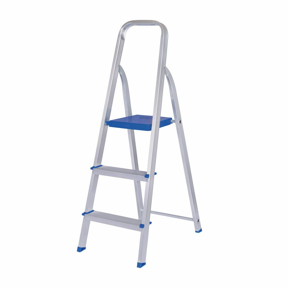 Escada 3 Degraus Alumínio 1,12m Mor