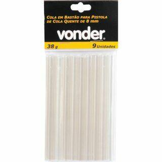 Bastão de Cola Quente Vonder 8mm 9 Peças