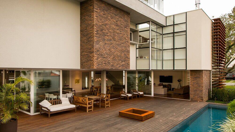 Revestimento Brique Acetinado Bold Terracota Carvão 10 21x6,5 Passeio