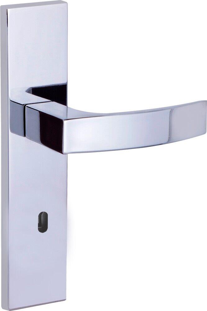 Fechadura Espelho Banheiro 55mm Quadratta Cromado Aliança