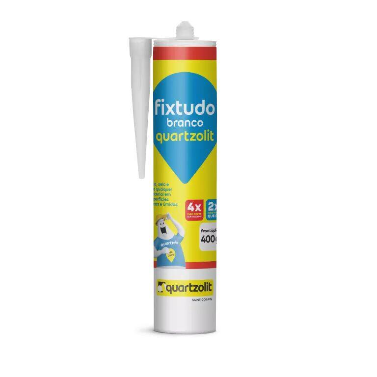 Adesivo Fixtudo Branco 400g Quartzolit