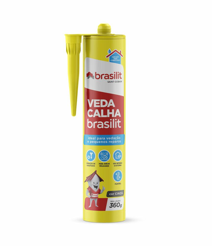 Adesivo Linha Vedacalha 400g Cinza Quartzolit