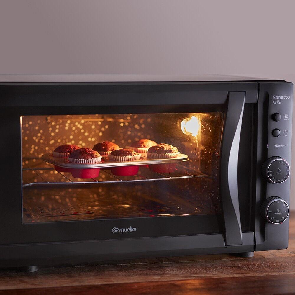 Forno Elétrico 44L Sonetto Stile Preto Mueller