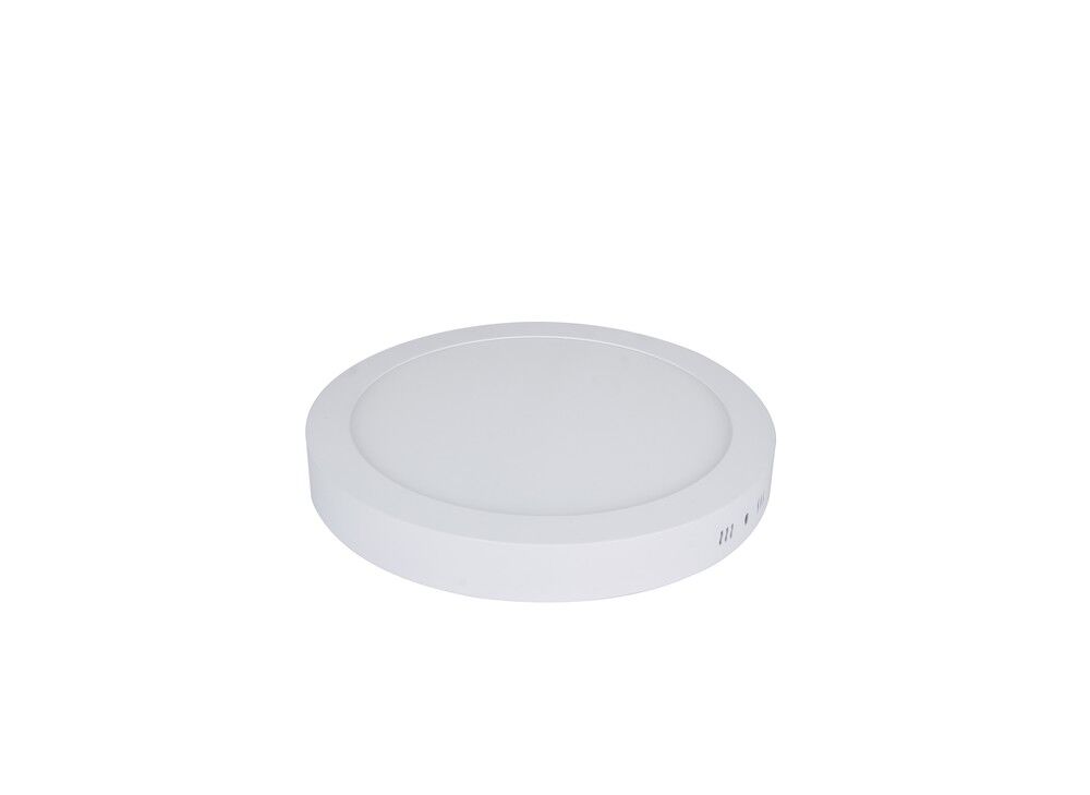 Painel LED Sobrepor 12W 6500K 17cm Redondo Luz Branca Vitralux