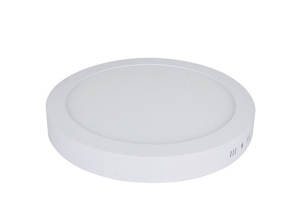 Painel LED Sobrepor  Redondo Luz Branca 18W 6500K 22cm Vitralux